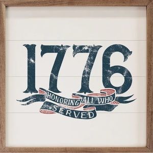 1776 Honoring All Who Served - Home Decor